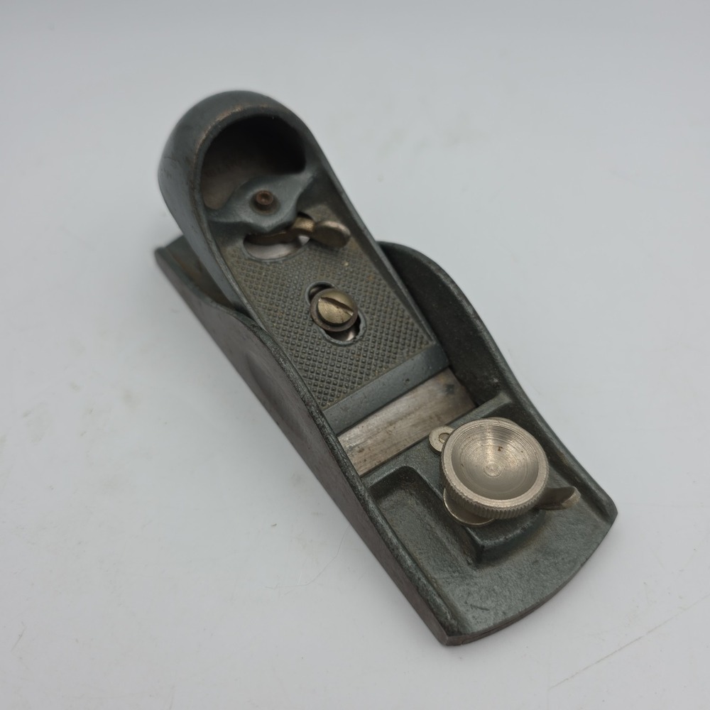 Vintage Block Plane Adjustable Throat Block Plane Type Craftsman Woodworking